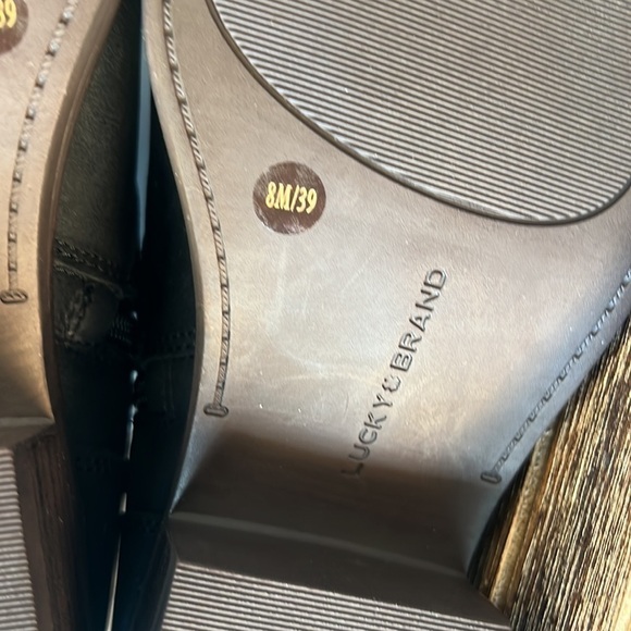 Lucky Brand Katriny Moto Booties in Black - Picture 11 of 11